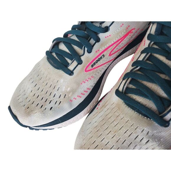 Brooks Glycerin 19 Shoes Women 10 B Med Green Ivory Athletic Running Performance - Picture 11 of 15